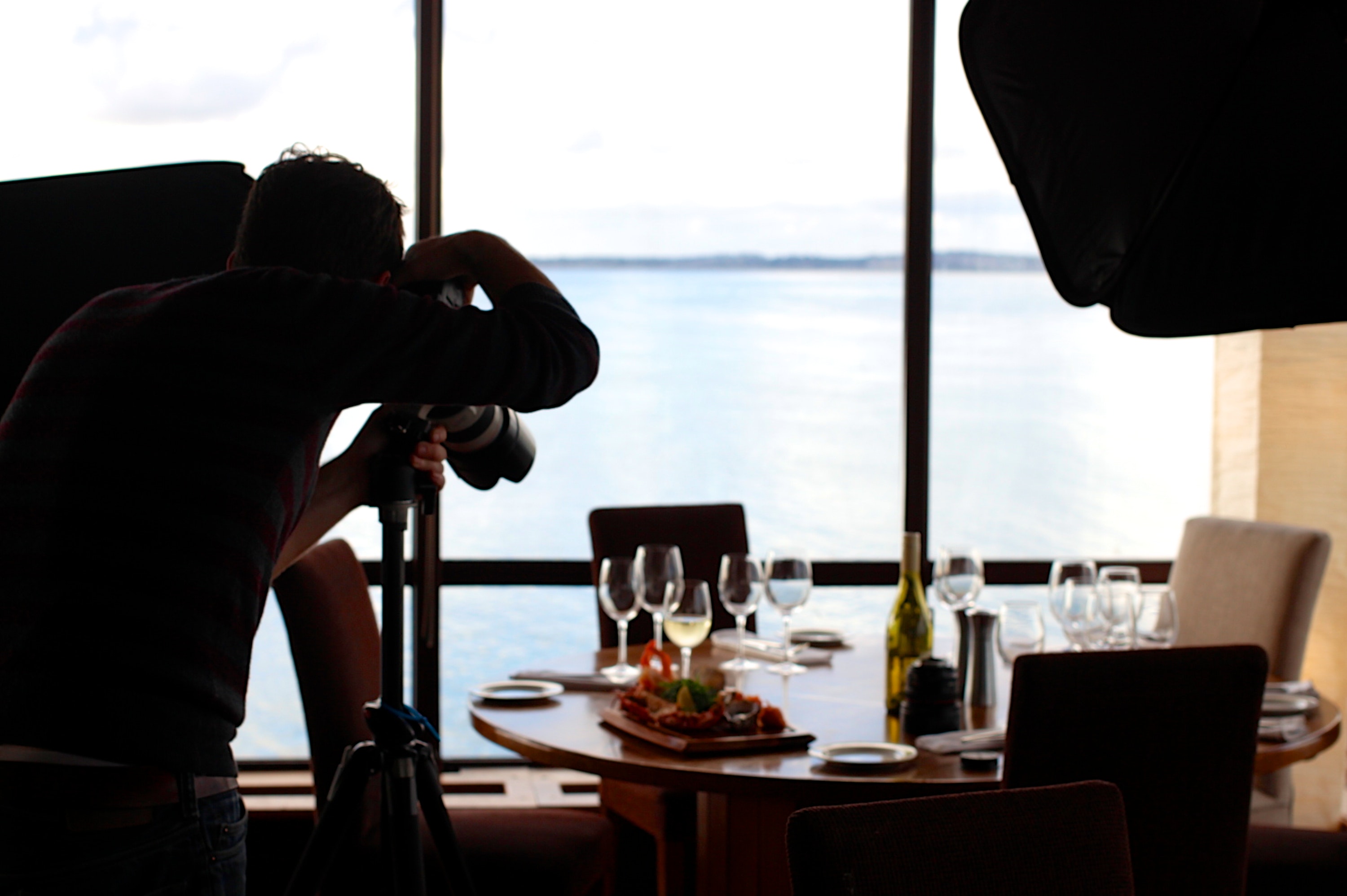Getting a professional photographer for restaurant shoots